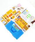 Physics Experiment Kit For Curious Minds Electricity And Magnetism Lab Set with 68 Hands On Experiments components and storage box