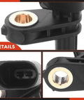 Detailed view of Fresh 4 Piece ABS Wheel Speed Sensor Kit For Front And Rear Audi A3 TT Seat Leon, highlighting connector and sensor design.