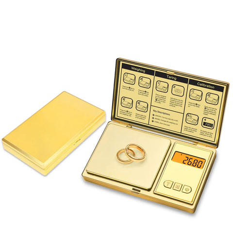 Portable Digital Pocket Scale 300g Capacity With 0.01g Accuracy For Jewelry Coins Powder And Gold Grams And Ounces LCD Display open view