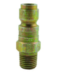 Quarter Inch MNPT P Style Steel Plug 10 Pack, Rust Resistant, Case Hardened, Go-To Air Plug For Pneumatic Lines
