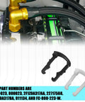 Ford Fuel Line Clips Kit 30 Pack Plastic Retainers For Three Eighths And Five Sixteenths Inch Fuel Hoses in use.