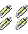 3175 Led Festoon Bulbs 31mm 1.22in 12V Ultra Bright 6000K White Interior Lighting Kit Pack Of 4 For Car Dome And Map Lights