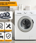 Drop In Front Load Washer Bearing Kit Fits LG Kenmore Sears Tub Bearings Seal Kit With Two Bearings Drum Gasket And Seal Ring Easy Install Replaces 4036ER2004A 4280FR4048L 4280FR4048E MAP61913707 4036ER4001B on front load washer