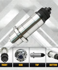 Rock Solid BT30 ATC Spindle Motor With Five Precision Bearings Synchronous Belt And Drawbar, shown from multiple angles.