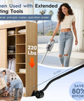 Heavy Duty Furniture Lifter Tool Effortlessly Move Sofas Fridges And Washing Machines Save 80% Effort with 220 lb capacity