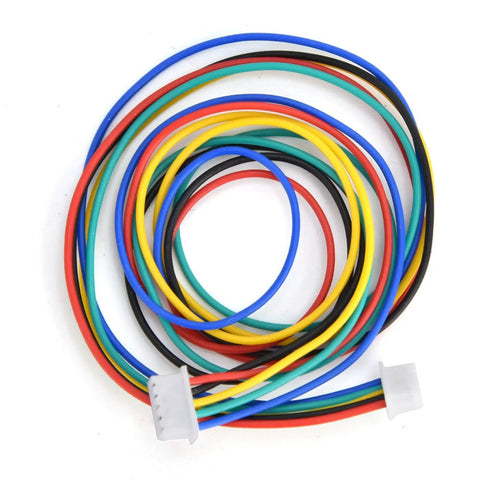 Multicolor cables with connectors for Beefed Up High Performance Controller Board With Fast Heat Dissipation For 1 Channel Motor Control