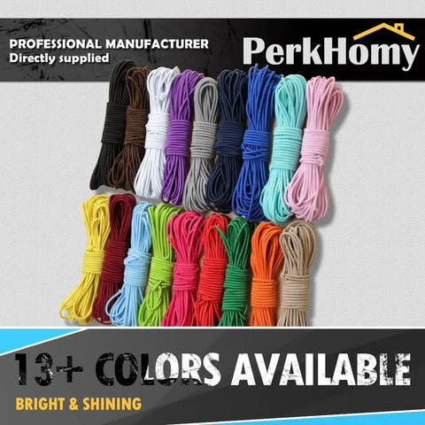 Heavy Duty Bungee Shock Cord Rope For Marine Use Premium Polyester Purple One Eighth Inch By Fifty Feet in multiple colors