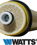 Close-up of 24 GPD Reverse Osmosis Membrane Replacement 1 Pack For 5 Stage And 4 Stage RO Systems And Zero Waste Models Yellow Color