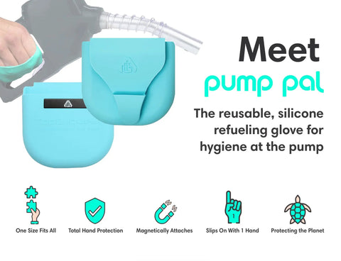 Reusable Fueling Glove Keeps Your Hands Clean At The Gas Pump From Grimy Handles And Keypads With Magnetic Inside Tank Install Slip