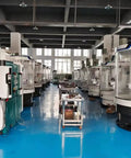Modern manufacturing facility with multiple CNC machines for producing Beefy Pro Grade Carbide Square End Mill Set With TiAlN Coating