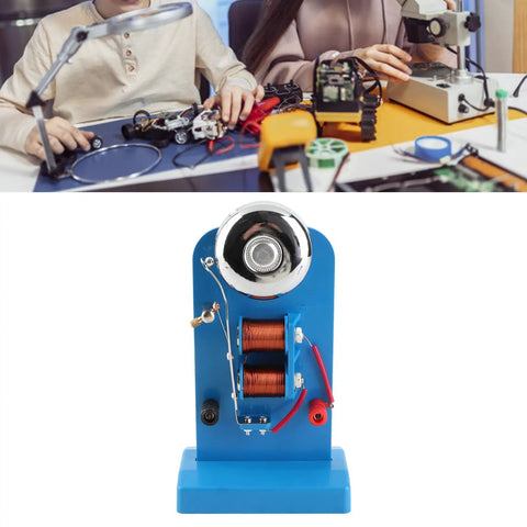 Electric Bell Science Experiment Kit for High School Students, hands-on lab tool with vertical demonstration and bell.