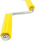Winch Strap Winder Hand Roller for Fast Strap Winding on Flatbed Trailers 18 Inch Roll Up Bar Easy on the Wrists Speedy Rewind