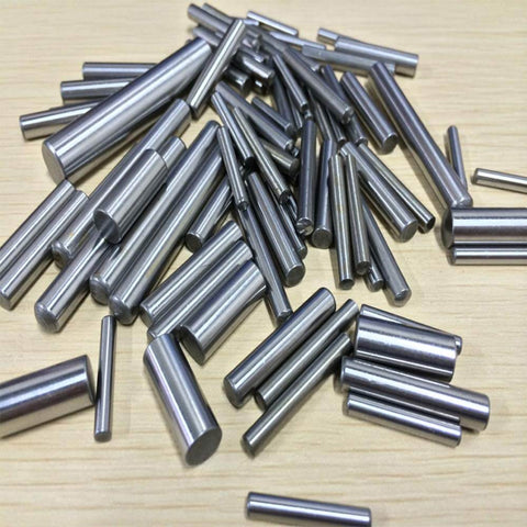 100 Pieces 3mm x 18mm Stainless Steel Dowel Pins For Shelf Support And Cabinet Fastening Rust Resistant Dowel Pins With Centerless Ground Finish Heavy Duty Metal Fasteners For DIY Projects.