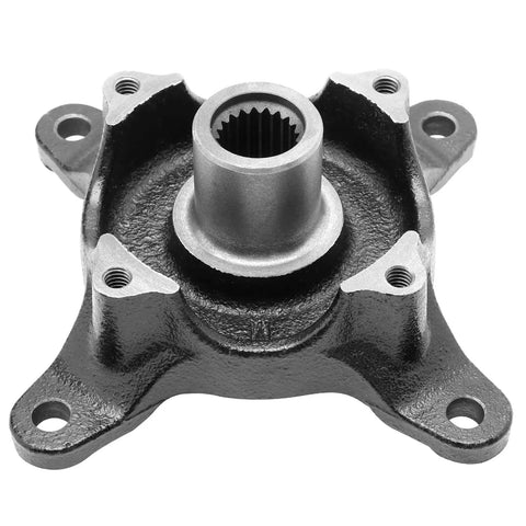 Front Wheel Hub Assembly Replacement For Ranger UTV Front Fitment 400 425 500 570 650 700 800 4x4 2x4 6x6 Crew Models 2010 2011 2012 2013 2014 Heavy Duty Steel Hub Bearing Durable Steel Construction, front view