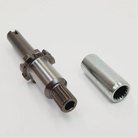 Complete 9 Tooth Starter Jackshaft Assembly including bolt lock plate and coupling heavy duty upgrade for 1989 to 1993 Evolution Big Twin.