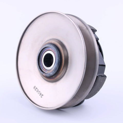 Close-up of a High Performance Racing Clutch Assembly with Bell for GY6 125cc 150cc 157QMJ 152QMI Engines in scooters and ATVs.