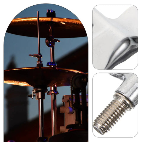 No Sweat Drum Cymbal Stand Wing Nuts With Quick Release Lugs And Adjustable Butterfly Screws For Locking Off Your Percussion Rig Fast Secure Grip For Stress Free Stage Sessions And Heavy Duty Build For Pro Gearheads