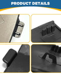 Close-up of Rear Bumper Tow Hook Cover For X3 G01 G08 2018 2019 2020 White Right Passenger Side Replacement Towing Eye Cap