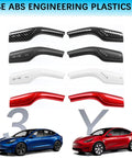 Tesla Model 3 And Model Y Steering Lever Cover Gear Shift Slick Decorative Cover White ABS interior accessory options