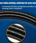 No-Sweat 22 AWG High Voltage EV Cable With Solid Tinned Copper Conductors And Heat Resistant XLPE Jacket, UL Approved 1000V For Hot Rod Builds, 25 Foot Reel showing clear printing on wire insulation.