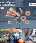 Premium Grade Red Copper Socket Head Cap Screws Plus Hex Nuts Kit M4 0.7x16mm heavy duty screws and nuts for workshop projects.