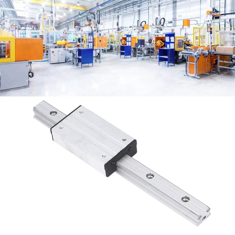 Dual Axis Linear Rail Guide System With External Slider Block 300mm For CNC Machines And DIY Precision Machinery Smooth Motion High Precision CNC Linear Motion Track For Routers And Automation, aluminum rail and block