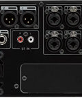 Back panel of 40 Channel Rack Mount Digital Mixer For Stage And Studio With 16 Mic And Line Preamps, 16 Output Channels