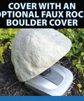 PondAir 2 Complete Aeration Kit faux rock cover hiding aerator pump for ponds up to 1000 gallons