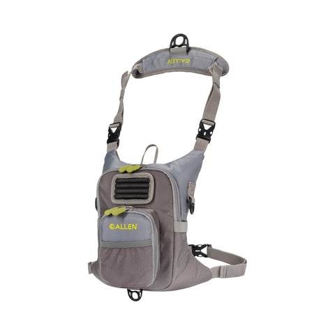 chest tackle box Fall River Fishing Chest Pack With Front Workstation, Fits Up To Two Tackle Or Fly Boxes, 152 Cu In Capacity, Fly Patch Secures Inside Or On The Face,