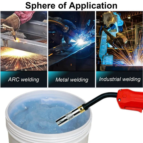 Anti Spatter Welding Nozzle Gel For MIG Torch 16 Oz Easy Dip Application Keeps Tips Clean By Forming Protective Film