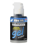 Removable Medium Strength Gel Thread Locker For Threaded Fasteners Blue 35 Ml Pump bottle with label visible