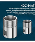 Precision CNC Thread Adapter Collet Chuck Built From Hardened Alloy Steel Offers Rock Solid Rotor Alignment And Hella Tight Grip For Zero Wobble High Speed Work, two sizes displayed.