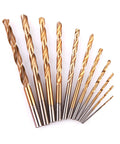 Pro HSS Twist Drill Bit Kit For Steel And Wood Jobs, Bombproof High Speed Steel Set Fits All Hand Drills Plus Screwdrivers With Storage Box And Max Ten MM Shank Capability, assorted sizes