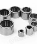 32 Piece Needle Roller Bearings Kit In 8 Sizes Chrome Steel Open End Drawn Cup Bearings for machinery and automotive use