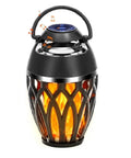 Twin Pack Outdoor Bluetooth Flame Speaker With LED Torch Dope Ambience Light, IPX5 Waterproof, Bluetooth 5.0, close-up view