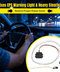 Driver using Volvo Electric Power Steering Controller Kit Replacement For C30 S40 V50 C70 2005 2013 And S60 V60 V70 XC60 XC70 S80 2010 2015 With Adjustable Hydraulic Steering Controller And No Fuss Easy Plug And Play 12 Volt Install at night