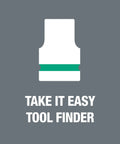 Take It Easy Tool Finder graphic for Zyklop Socket Set With Holding Function Half Inch Drive 10 Piece In Ultra Compact Textile Case