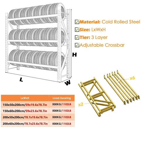 Straight Up Heavy Duty Tire Storage Rack Built Like A Tank For Garage Or Shop Use Featuring Rock Solid Steel Frame And Tool Free Height Adjustment To Handle Massive Loads Every Single Day