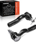 Front Outer Tie Rod End Replacement For Scion FR-S 2013-2016, Subaru BRZ 2014-2019, Toyota 86 2017-2020, Fixes Uneven Tire Wear And Improves Steering Confidence, black steel, paired