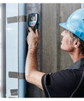 Pro Grade Stud Finder Wall Scanner And Metal Detector With Intuitive Radar Tracking Bang On Target Accuracy For Embedded Nails Pipes Voltage Spot Metering Handles Drywall Or Concrete Zero Headaches Guaranteed in use on concrete wall.