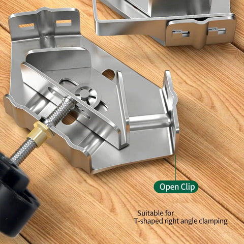 Premium Heavy Duty Pro Grade Quick Adjust Metal Work Clamp For Woodworking Welding Jobs ergonomic clip for T-shaped clamping