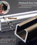 3mm aluminum track for Soft Close Pocket Door Hardware With Track Kit For Sliding Barn Doors And Closet Doors, easy to cut