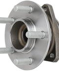 Front view of one hub from the 4 Piece Front And Rear Wheel Hub Bearing Set For 2012 To 2014 Chrysler 300 Dodge Challenger And Charger