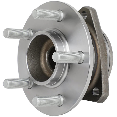 Front view of one hub from the 4 Piece Front And Rear Wheel Hub Bearing Set For 2012 To 2014 Chrysler 300 Dodge Challenger And Charger