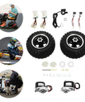 Dual Motor Drive 10 Inch Air Wheel Conversion Kit For Electric Beach Scooters And Go Karts, 24V 250W Twin Wheel Set