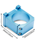 65mm Aluminum CNC Spindle Mount And Holder For PROVerXL 4030 CNC Machine Sturdy Z Axis Assembly Kit Upgrade, blue mount dimensions