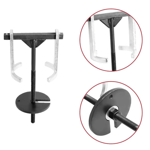 Two Leg Handy Automatic Transmission Clutch Spring Compressor Kit showing detailed components for snap rings and piston springs.
