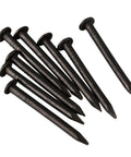 Black Round Head Miniature Wood Screws Nails For Furniture Decor 0.71 Inch Long 1.8 Cm Small Nails Pack Of 50