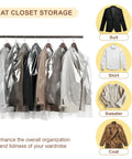 40 Pack Clear Garment Bags for Hanging Clothes, 60x90cm Plastic Dry Cleaning Bags, see through design on clothes rack