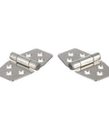 Pair of Barrel Up Friction Hinge In 316 Stainless Steel For Lightweight Boat Doors And Lids Glove Boxes And Compartments One And Nine Sixteenths Inch By Three Inch Pair Delivers Constant Torque And Keeps Doors Open Without Adjustment